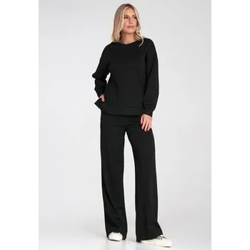 Dámská mikina FIGL Mikina M1203 Černá Regular Fit S_M