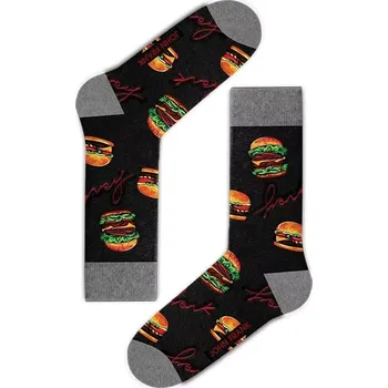 Sada pánského spodního prádla Pánské ponožky John Frank JFLSFUN146 uni Černá