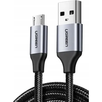 Datový kabel Kabel Ugreen USB - microUSB typ B 1 m stříbrný