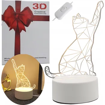 Lampička Noční lampa GAT bílá