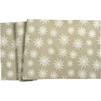 ubrus Sander Žakárový běhoun na stůl Stella Notte, 50 x 140 cm, taupe 885469-27