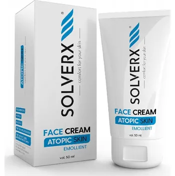Pleťový krém Mastný krém na obličej SOLVERX 0 SPF pro denní i noční použití 50 ml