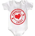 Vtipné dětské body - Produkt lásky - Velikost 86-92