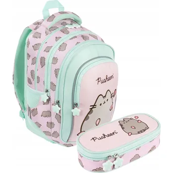 Školní batoh Školní batoh pro mládež Pusheen Pink pro dívku SET