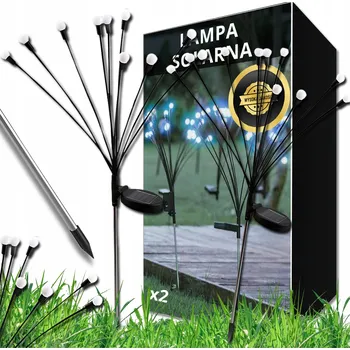 Venkovní osvětlení Solární lampa zapichovací černá 75 cm 1 ks