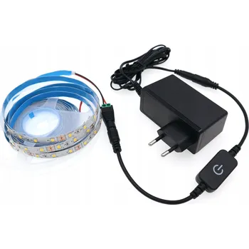 LED páska LED pásek 300, sada 5M, NEUTRÁLNÍ BÍLÁ + STMÍVAČ