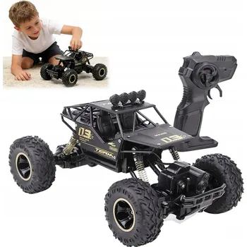 RC model auta 1:16 AUTO NA DÁLKOVÉ OVLÁDÁNÍ 4WD TERÉNNÍ 4X4 CRAWLER ROCKER NOVÉ