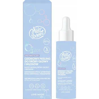 Vlasová regenerace HAIRBOOM ENZYMATICKÝ OZONOVÝ PEELING NA POKOŽKU HLAVY A VLASY 100ML