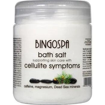 Koupelová sůl BINGOSPA 550 g sůl do koupele proti celulitidě