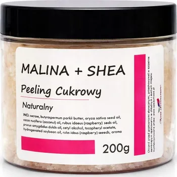 Tělový peeling Cukrový peeling KÁVA + bambucké máslo přírodní 200g