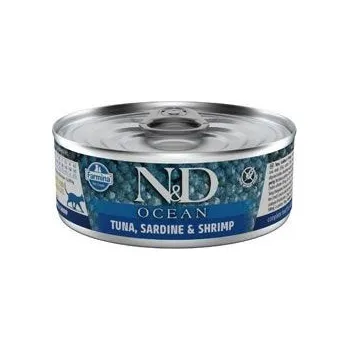 N&D CAT OCEAN Adult Tuna & Sardine & Shrimps 70g