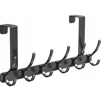 Věšák Černý nástěnný věšák