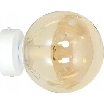 Nástěnné svítidlo Emibig ROSSI K1 WH MIODOWY Nástěnné svítidlo Ocel lakovaná sklo Bílá