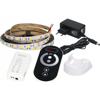 LED páska SADA 1m LED pásek 5050 Teplá bílá + DOTYKOVÝ stmívač