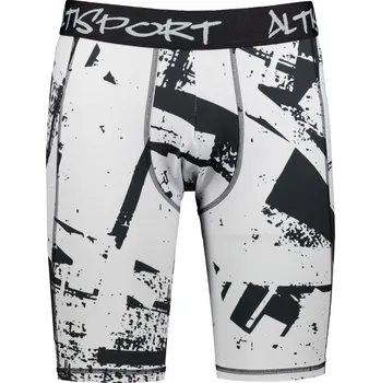 Dámské kalhoty Pánské sportovní legíny nad kolena premium ALTISPORT VOJ/ALM079LEG02 ČERNOŠEDÁ XL