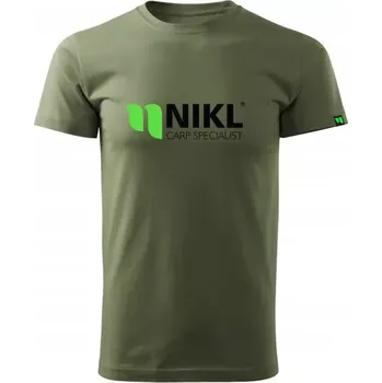 Pánské tričko Karel Nikl Nikl Triko zelené/army (150g) - Velikost: XL