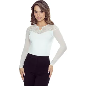 Dámská halenka Halenka Eldar Sela dl/r S-XL Barva: ecru, Velikost: XL