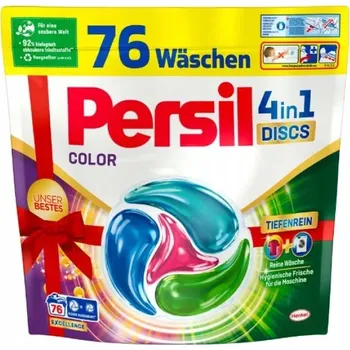 Kapsle na praní Kapsle na praní Persil Color 4v1 Discs 76 kusů 1,292 kg