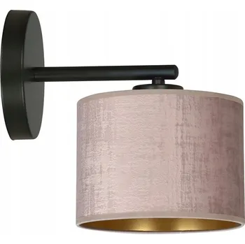 Nástěnné svítidlo HILDE K1 BL ROSE Nástěnné svítidlo Ocel lakovaná. Stínidlo černé 15W MAX LED