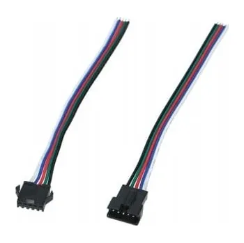 LED páska KONEKTOR LED RGBW 5PIN ZÁSUVKA + ZÁSTRČKA