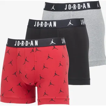 Boxerky Boxerky Jordan JHM Mens Flight Cotton Essential 3-Pack Gym Red XL