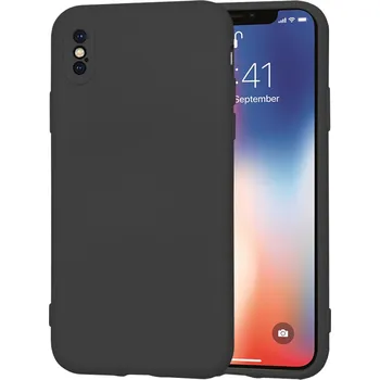 Pouzdro na mobilní telefon Techsuit - SoftFlex - iPhone iPhone XS - černý