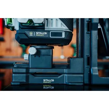 Měřící laser Laser křížový, zelený, 3D, LLP3DG, STALCO
