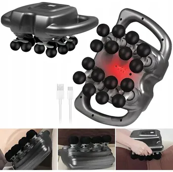 Masážní přístroj MASÁŽNÍ PISTOLE 16 NÁSTAVCŮ 9 PROGRAMŮ 99 ÚROVNÍ INTENZITY