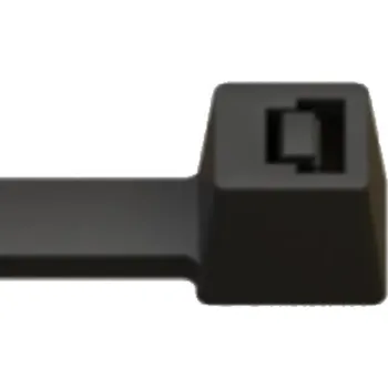 Stahovací páska Páska vázací, nylonová, černá, 7.6 x 400 mm, STALCO PERFECT, bal.100ks