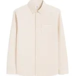 Pánská košile CELIO CAOXFORDY S Béžová, Bílá