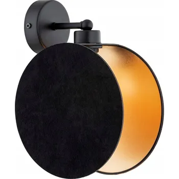 Nástěnné svítidlo Emibig MOTIF K1 BLACK/GOLD Nástěnná lampa Ocel práškově lakovaná
