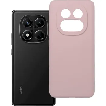 Náhradní kryt pro mobilní telefon Silikonový kryt 2mm Xiaomi Redmi Note 14 Pro 4G Sand Pink