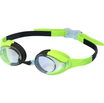 Plavecké brýle Dětské plavecké brýle 3–14 let Silikonový rám Polykarbonátové čočky Měkké těsnění Nastavitelný pásek Bezpečné brýle pro děti zelená