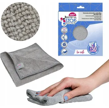 Utěrka Utěrka z mikrovlákna (mikrofáze) York v balení 1 ks šedá