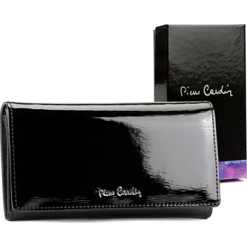 Peněženka Pierre Cardin Velká černá kožená peněženka dámská