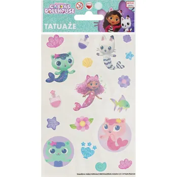 Tetování Tetování Gábinin Kouzelný Domek Sticker Boo 18 ks