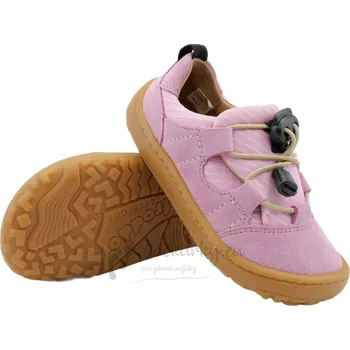 Chlapecké polobotky Dětské barefoot boty Froddo G3130293-5 Pink - vel. 27
