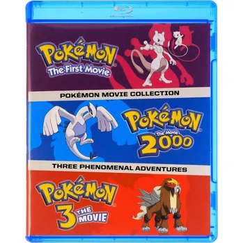 Blu-ray film Pokémon: The Movies 1-3 Blu-ray disk