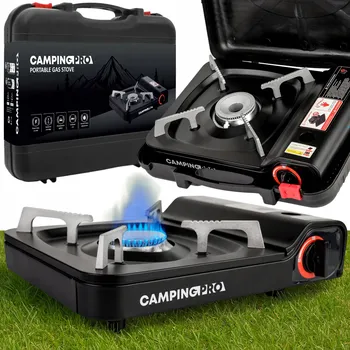 Turistický vařič Turistický vařič Campingpro ultra 38827 + 4 kartuše 38803