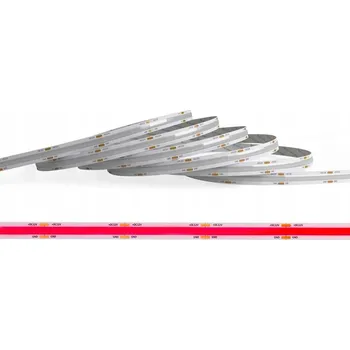 LED páska LED pásek COB 5M 12V NEON 45W BEZ BODŮ ČERVENÝ