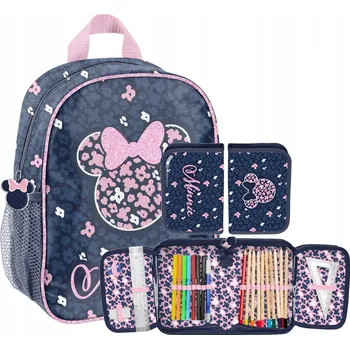 Školní batoh Batoh do školky jednokomorový Minnie Mouse Paso pro holčičky bílý, modrý, růžový, vícebarevný