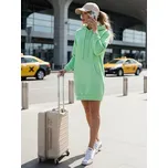 Dámské mikinové šaty TIMMY tmavě modré Dstreet EY1930 Barva: Zelená - světle, Velikost: M