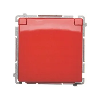 Elektrická zásuvka Elektrická Zásuvka Kontakt-simon červená