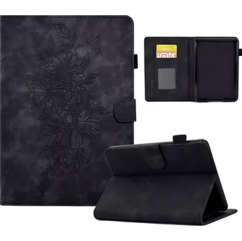 Pouzdro na tablet VSECHNONAMOBIL 57152 ART FLOWER Zaklápěcí pouzdro Amazon Kindle 11. generace 2022 / 2024 černé