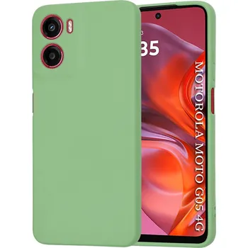 Pouzdro na mobilní telefon Techsuit - SoftFlex - Motorola Moto E15 - Mint Green