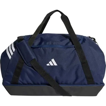 Sportovní taška adidas TIRO DUFFLE L BC UNI Tmavě modrá, Černá, Bílá