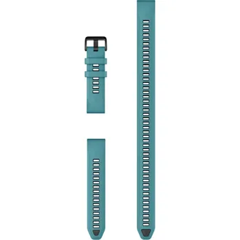 Řemínek na hodinky Garmin řemínek QuickFit 20, silikonový, Turquoise (3-dílná potápěčská sada)