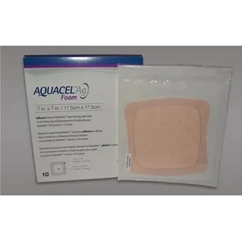 Krytí na ránu AQUACEL Ag foam Hydrofiber krytí na rány EMP DER 10ks
