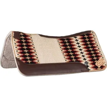 Westernová podsedlová deka POOLS Contoured beige/red