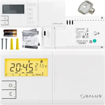 Termostat TERMOSTAT SALUS 091FLV2 PROGRAMOVATELNÝ TÝDENNÍ PRO KOTEL, PEC, DRÁTOVÝ 091